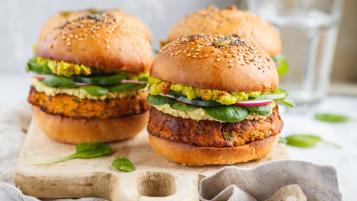 Burger végétarien aux légumes